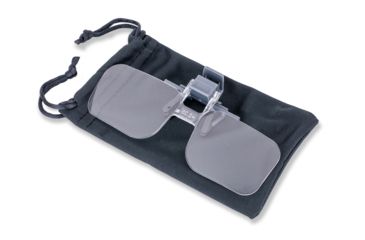 Image of Carson Clip &amp; Flip 1.5x Clip-on, Flip-up Magnifying Lenses for Eyeglasses CF-10