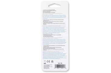 Image of Carson Illuminated Handheld Magnifier, 7x Power, 1.5in Aspheric LED Lighted, Ivory/Blue, Small, SV-70