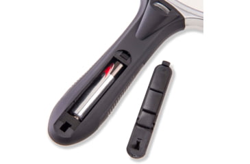 Image of Carson LED Lighted Oversized Handheld Magnifier, 1.5x Power, 5in, Black/Silver, Small, SV-55GL