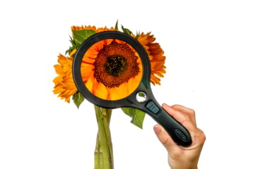 Image of Carson Lume Series 2x Aspheric COB LED Magnifier w/7x Spot Lens, 4.5 in, AS-95