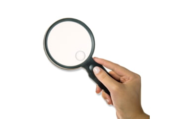 Image of Carson MagniView 2x Hand Magnifier with 4.5x Spot Lens, Black DS-36