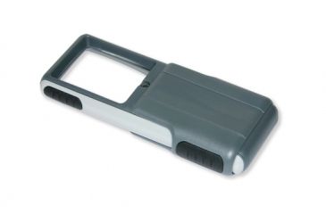 Image of Carson MiniBright 3x Pocket LED Magnifier Loupe, 4 Pack, Grey PO-25MU