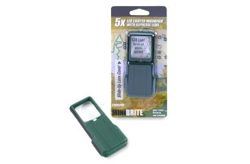 Image of Carson MiniBrite Hand Held Magnifier Loupe, Green OD-95