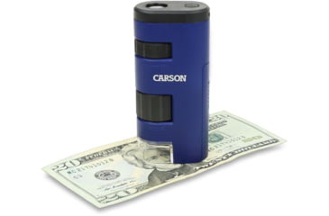 Image of Carson Optical PocketMicro, 20-60x Power Microscope,Blue, MM-450