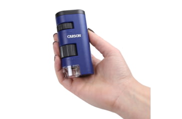 Image of Carson Optical PocketMicro, 20-60x Power Microscope,Blue, MM-450