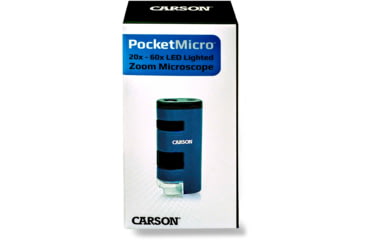 Image of Carson Optical PocketMicro, 20-60x Power Microscope,Blue, MM-450
