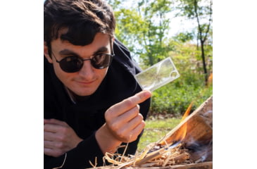 Image of Carson Optical WM-21 Credit Card Sized Magnifier with Spot Lens, Clear, 2.1 in x 0.1 in x 3.4 in, WM-21