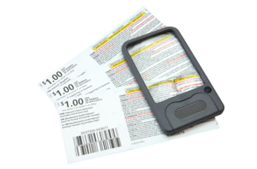 Image of Carson Pocket Magnifier Loupe w/ LED Light, Gray PM-33