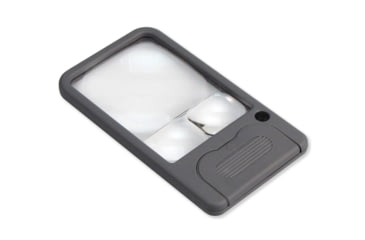 Image of Carson Pocket Magnifier Loupe w/ LED Light, Gray PM-33