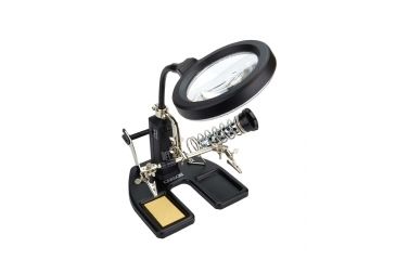 Image of Carson SolderMag 1.75x Station Magnifier Loupe, Black CP-50