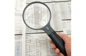 Image of Carson SplitHandle 2x/3x Magnifying Glass, Black HF-11
