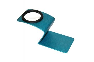 Image of Carson Wave 4x Stand Magnifier Loupe, Aqua WV-55BL