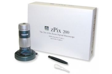 Image of Carson zPix 200 26x-130x Zoom USB Digital Microscope MM-740