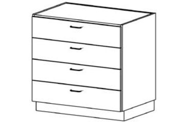 Image of Case Systems 4 Drawer Cab 362436 B4040362436