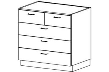 Image of Case Systems 5 Drawer Cab 362448 B4240362448