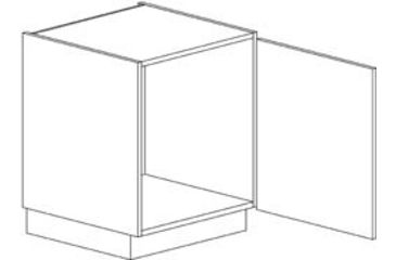Image of Case Systems Cupboard 1SHLF 1RDR 362424 B0120362424