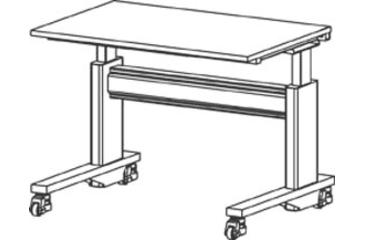 Image of Case Systems E/CART 36X48 Ic Trespa 2 Shlf 33503-044