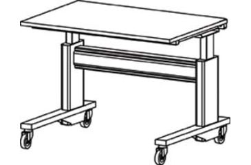 Image of Case Systems M/CART 36X48 Cb Trespa 2 Shlf 33502-852