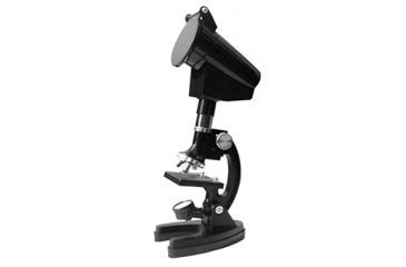 Image of Cassini 98pc 1200X Microscope + Projection Hood and Case, Black C -1200M