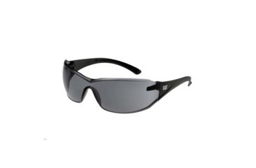 Image of Caterpillar Shield Safety Glasses w/Smoke Lenses, Black CSA-SHIELD-104