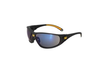 Image of Caterpillar Tread Safety Glasses w/Anti-Scratch Blue Mirror Lenses, Black CSA-TREAD-105