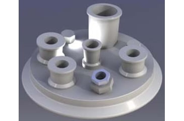 Image of Chemglass Adapter Stand Taper 45/50 Ptfe CG-1945-T-32