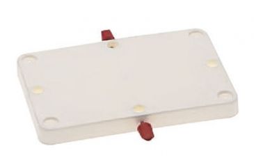 Image of Chemglass Base Support Rectangular White CG-3044-01W