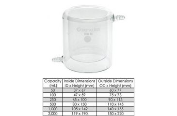 Image of Chemglass Beaker Jacketed Reaction 50M CG-1103-01