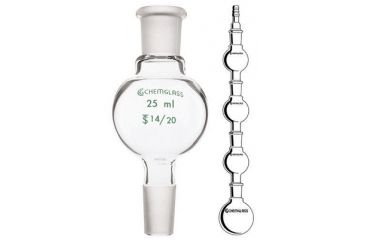 Image of Chemglass Bulb Distilling Kugelohr 25 CG-1227-12