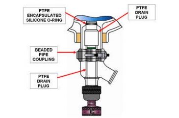 Image of Chemglass Drain Valve Standard CG-1968-Q-10