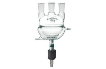 Image of Chemglass Flask 1/2 JACK. 5L 12MM Val CG-1539-10