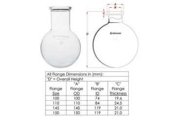 Image of Chemglass Flask EVAP. Large Scale 10L CG-1337-08