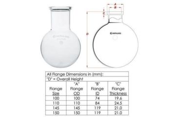 Image of Chemglass Flask EVAP. Large Scale 10L CG-1337-27