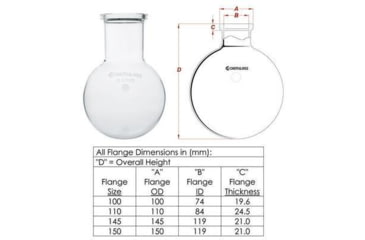 Image of Chemglass Flask Evaporating 10L SM. CG-1337-20
