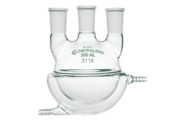 Image of Chemglass Flask Hw 3NK JACK. 500ML CG-1537-01