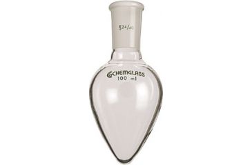 Image of Chemglass Flask Hw Pear 100ML 24/40 CG-1554-02