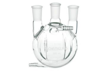 Image of Chemglass Flask Morton 3NK JACK. 5 CG-1538-M-35
