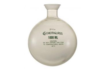 Image of Chemglass Flask Spherical JT. Pc 1L 3 CG-1508-P-34
