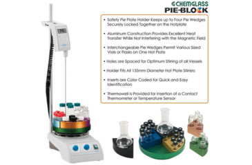 Image of Chemglass Pie Wedge 25ML Rbf CG-1991P-32