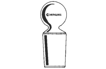 Image of Chemglass Stopper Solid Pennyhead 14/20 CG-2098-01