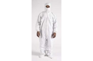Image of CleanWear Cvral CL100 Bnd Seam Wh M 25CS 22-120-M-1