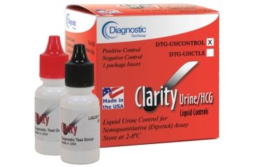 Image of Diagnostic Test Group Clarity Cont Urine/hcg 3x15ml DTG-UHCONTROL, Unit EA