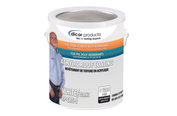 Image of Dicor Rp-Crc 1 Rubber Roof Acrylic Coating Wht, RP-CRC-1