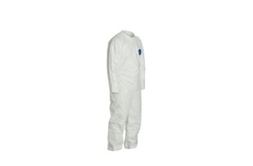 Image of DuPont 13450 Tyvek 400 Collared Coveralls with Open Wrists and Ankles, Case of 25, White