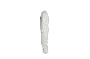 Image of DuPont 13450 Tyvek 400 Collared Coveralls with Open Wrists and Ankles, Case of 25, White