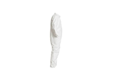 Image of DuPont IC181S Tyvek IsoClean Coverall w/Elastic Wrists and Ankles, White, Small, Case of 25, IC181SWHSM00