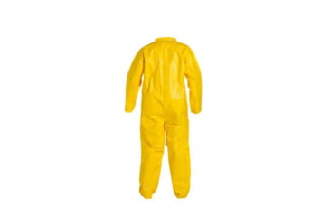 Image of DuPont Tychem 2000 Coveralls w/Laydown Collar, Open Wrists, Ankles, Serged Seams, Yellow, Large CS12 QC120SYLLG00