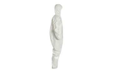Image of DuPont Tychem 4000 Coveralls w/Standard Hood, Taped Seams, White, 3X, 6 Pack, SL127TWH3X0006