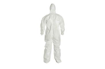 Image of DuPont Tychem 4000 Coveralls w/Standard Hood, Taped Seams, White, 3X, 6 Pack, SL127TWH3X0006
