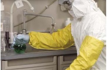 Image of Dupont Tychem Qc Sleeves CS100 QC500BYL000B